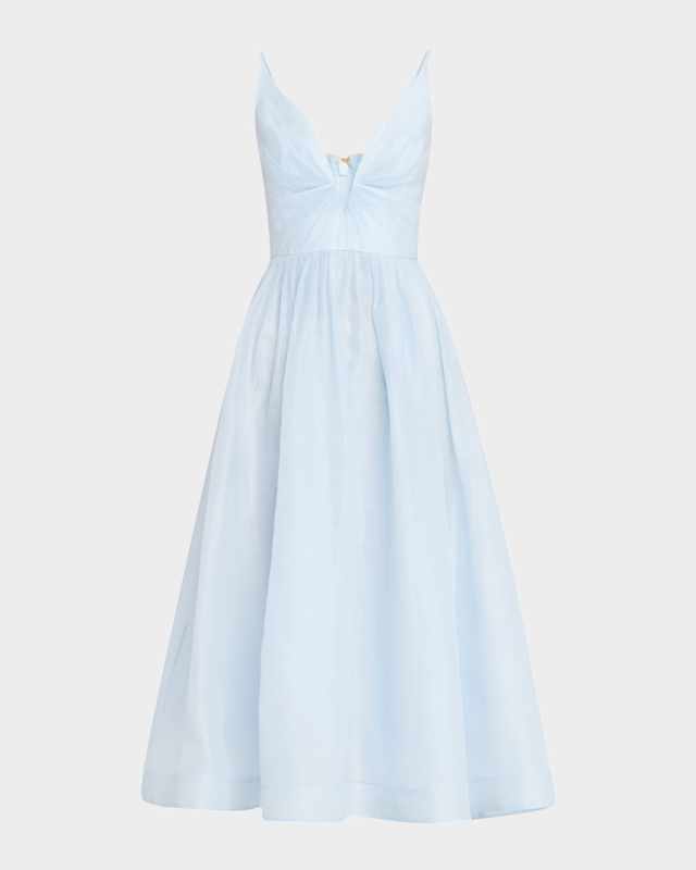Illuminate V-Neck Midi Dress